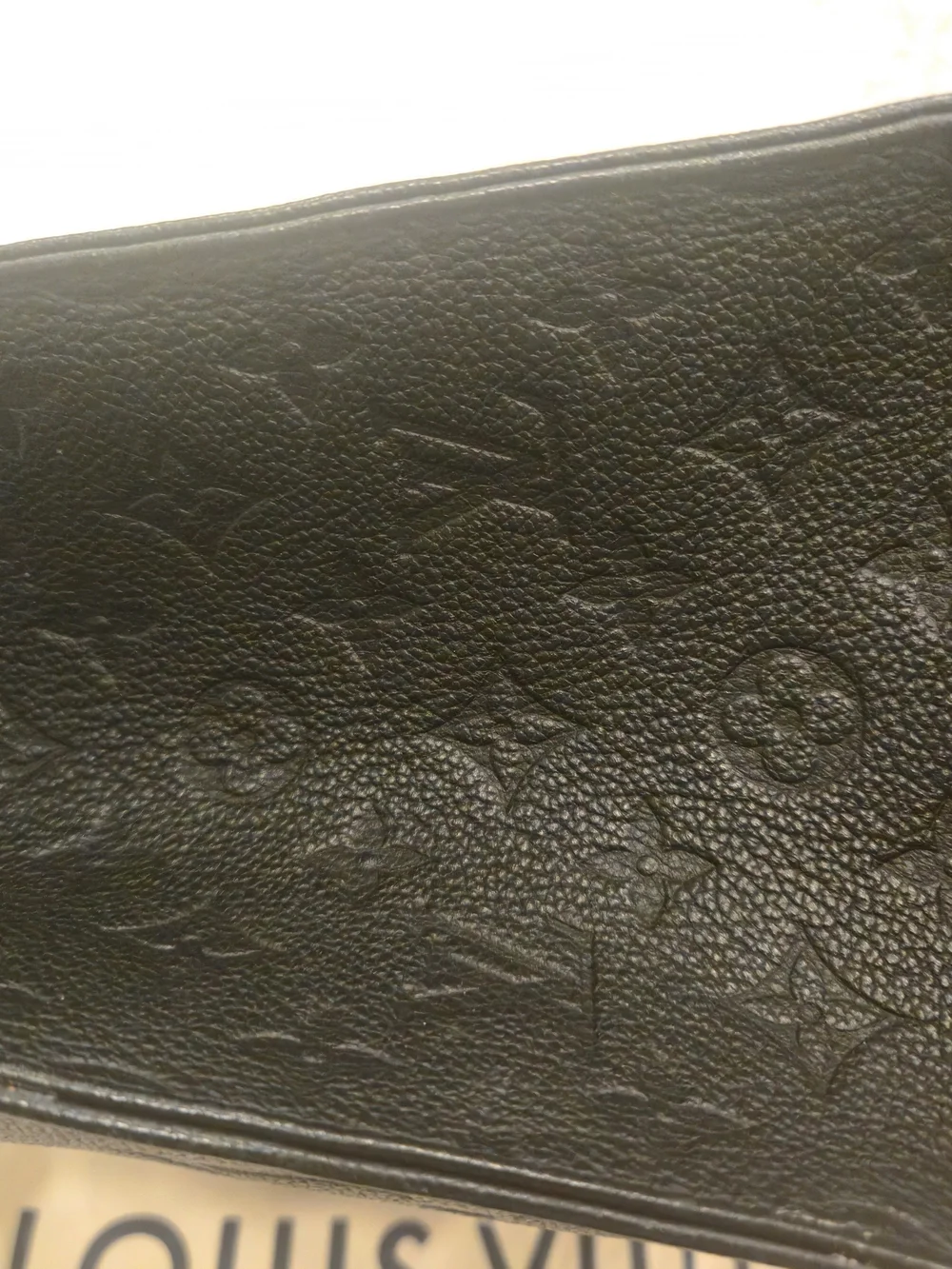 Louis Vuitton Black ONTHEGO MM Tote Brown Suede Interior
